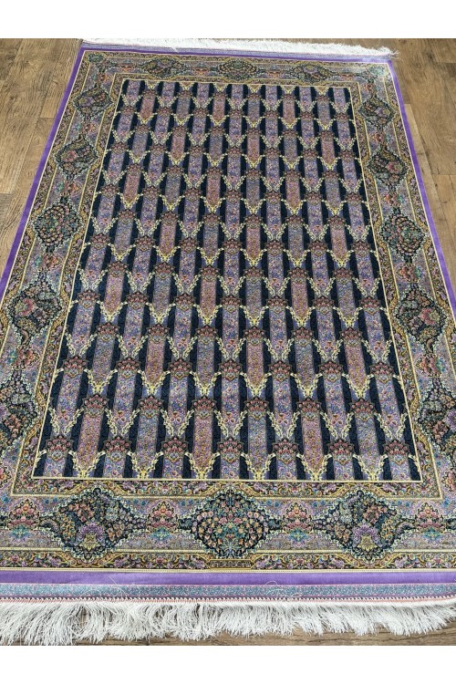 Иранский ковер QUM Silk 10010 Фиолетовый